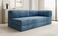 Designer Sofa/Chaise Longue Lazy in Cord
