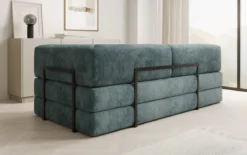 Designer Sofa/Chaise Longue Lazy in Cord