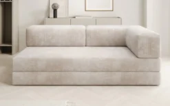 Designer Sofa/Chaise Longue Lazy in Cord