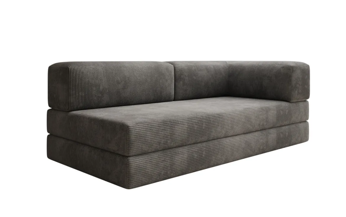 Designer Sofa/Chaise Longue Lazy in Cord