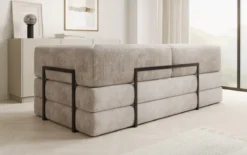 Designer Sofa/Chaise Longue Lazy in Cord