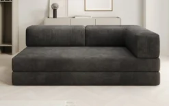 Designer Sofa/Chaise Longue Lazy in Cord