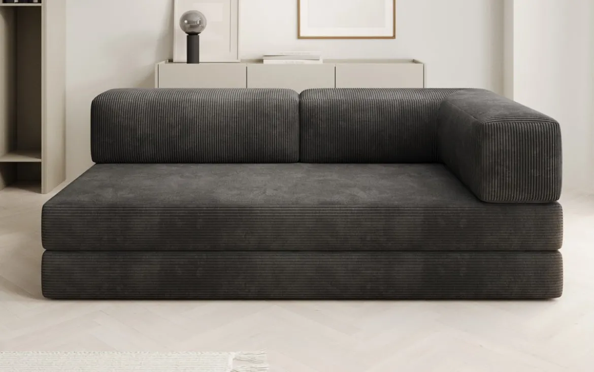 Designer Sofa/Chaise Longue Lazy in Cord