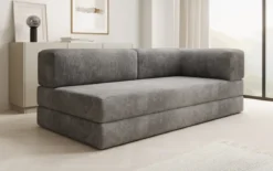 Designer Sofa/Chaise Longue Lazy in Cord