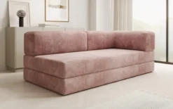 Designer Sofa/Chaise Longue Lazy in Cord