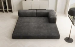 Designer Sofa/Chaise Longue Lazy in Cord