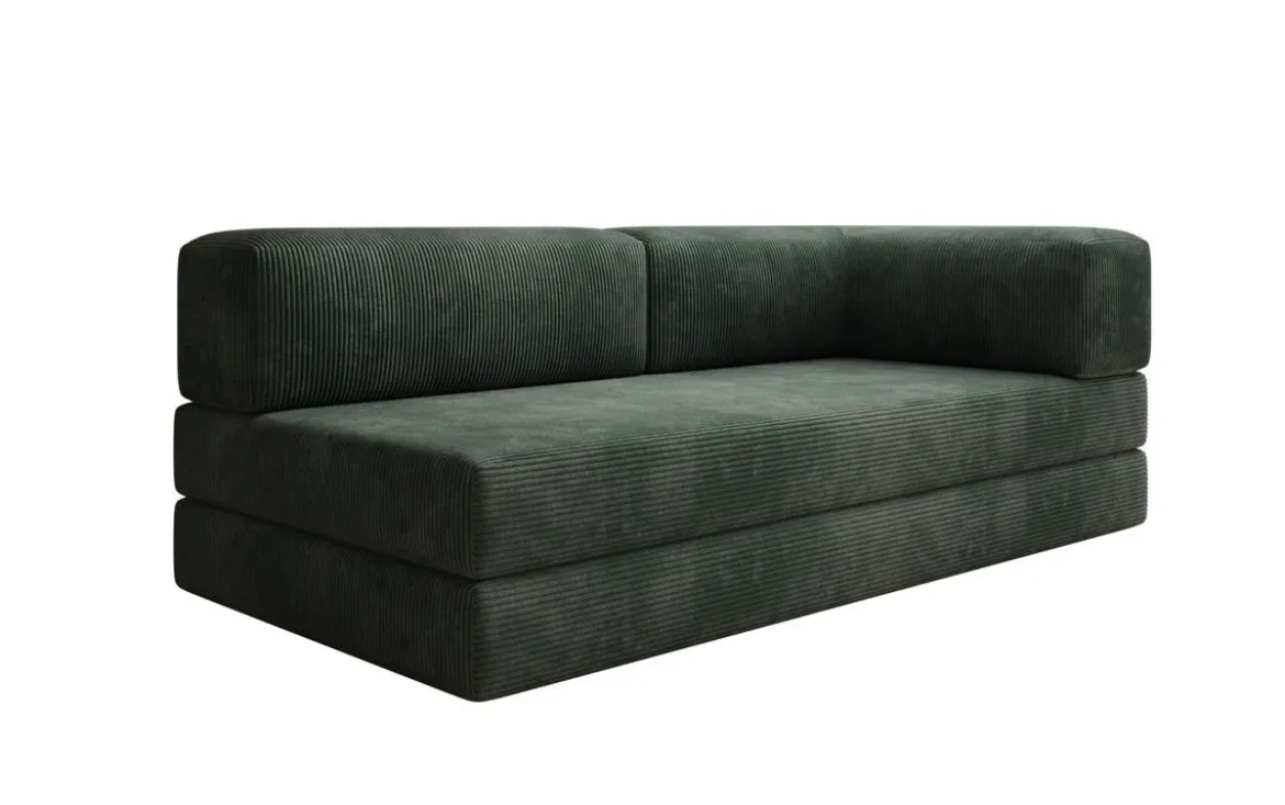 Designer Sofa/Chaise Longue Lazy in Cord