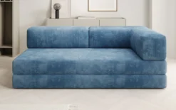Designer Sofa/Chaise Longue Lazy in Cord