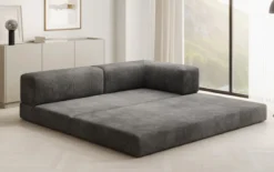 Designer Sofa/Chaise Longue Lazy in Cord