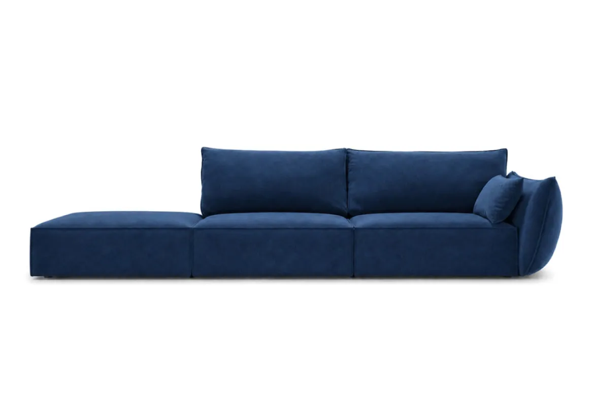 Designer Sofa Chaise Longue Nuvola in Samt