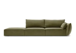 Designer Sofa Chaise Longue Nuvola in Samt