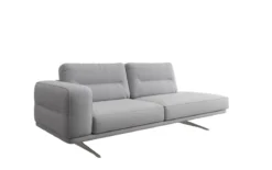 Designer Sofa-Chaiselongue Torino in Bouclé