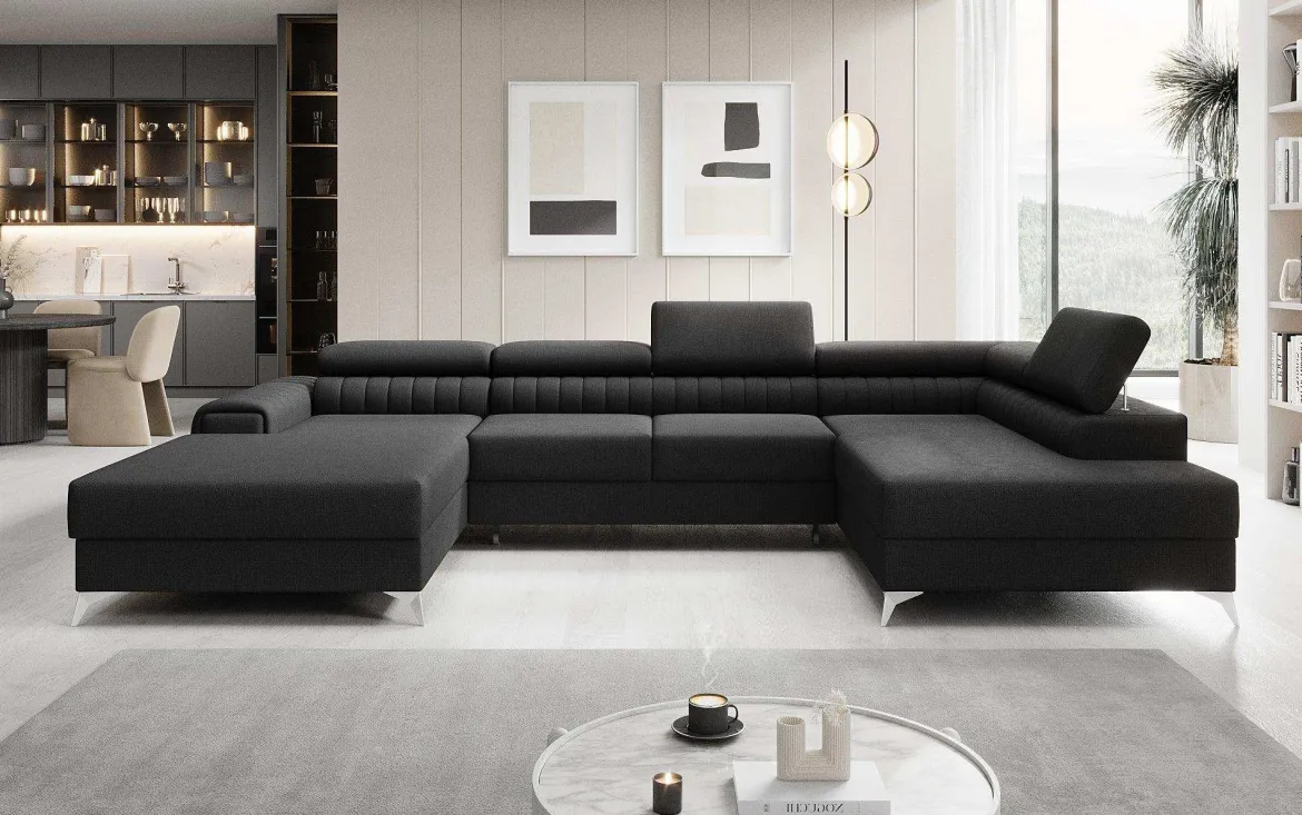 Designer Sofa Collina mit Schlaf- und Klappfunktion