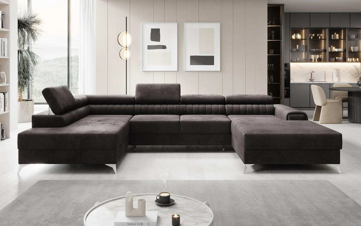 Designer Sofa Collina mit Schlaf- und Klappfunktion