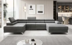 Designer Sofa Collina mit Schlaf- und Klappfunktion