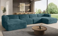 Designer Sofa Comfy U in Cord