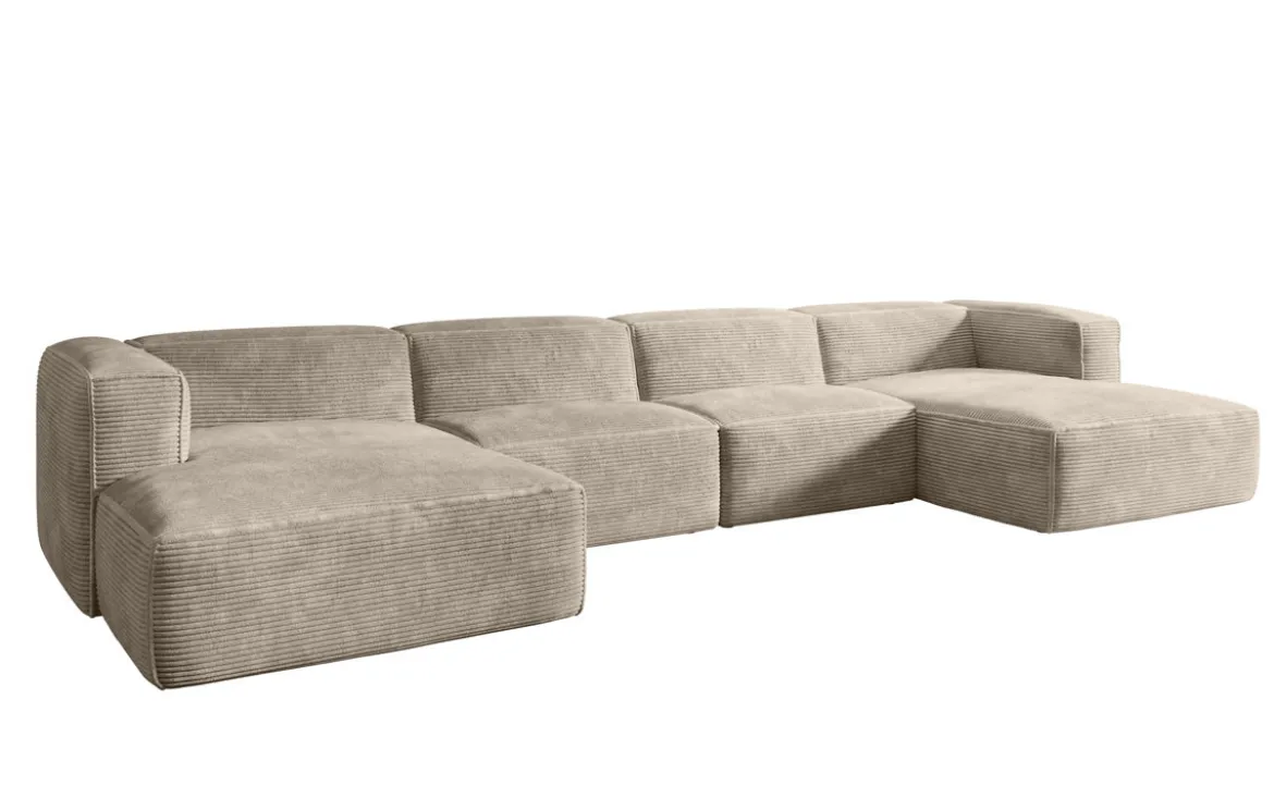 Designer Sofa Comfy U in Cord