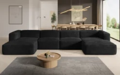 Designer Sofa Comfy U in Cord