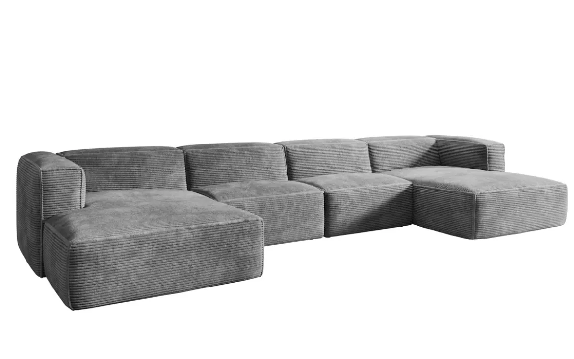 Designer Sofa Comfy U in Cord