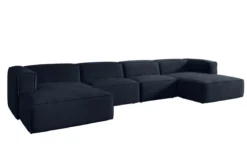 Designer Sofa Comfy U in Samt