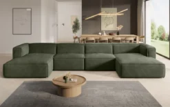Designer Sofa Comfy U in Samt