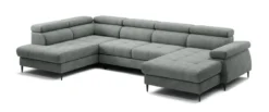 Designer Sofa Cordoba III mit Schlaf- und Klappfunktion
