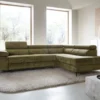 Designer Sofa Cordoba II mit Schlaf- und Klappfunktion