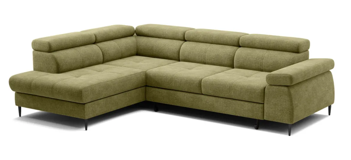 Designer Sofa Cordoba II mit Schlaf- und Klappfunktion