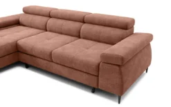 Designer Sofa Cordoba I mit Schlaf- und Klappfunktion