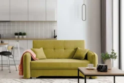 Designer Sofa Elayn mit Schlaffunktion