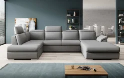 Designer Sofa Emiliano mit Schlaf- und Klappfunktion