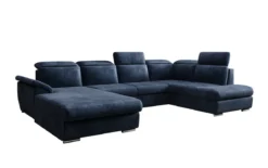Designer Sofa Emiliano mit Schlaf- und Klappfunktion