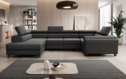 Designer Sofa Emilio mit Schlaf- und Klappfunktion