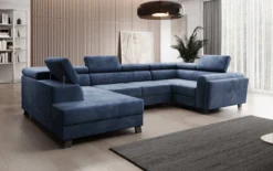 Designer Sofa Emilio mit Schlaf- und Klappfunktion