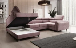 Designer Sofa Emilio mit Schlaf- und Klappfunktion