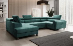 Designer Sofa Emilio mit Schlaf- und Klappfunktion