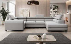Designer Sofa Emilio mit Schlaf- und Klappfunktion