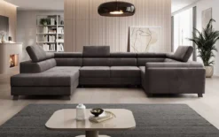 Designer Sofa Emilio mit Schlaf- und Klappfunktion