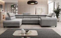 Designer Sofa Emilio mit Schlaf- und Klappfunktion