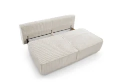Designer Sofa Komma mit Schlaffunktion und Stauraum