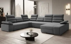 Designer Sofa Kreta mit Schlaf - und Klappfunktion
