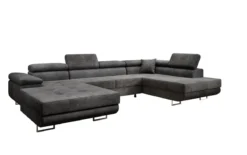 Designer Sofa Lago mit Schlaf - und Klappfunktion in Cord