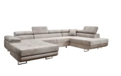 Designer Sofa Lago mit Schlaf - und Klappfunktion in Cord