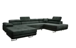 Designer Sofa Lago mit Schlaf - und Klappfunktion in Cord
