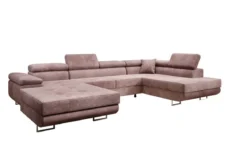 Designer Sofa Lago mit Schlaf - und Klappfunktion in Cord