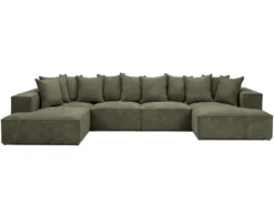 Designer Sofa Largo U XXL in Cord