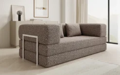 Designer Sofa Lazy 3 Sitzer im Wildmuster