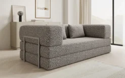 Designer Sofa Lazy 3 Sitzer im Wildmuster