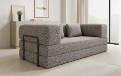 Designer Sofa Lazy 3 Sitzer im Wildmuster