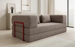 Designer Sofa Lazy 3 Sitzer im Wildmuster